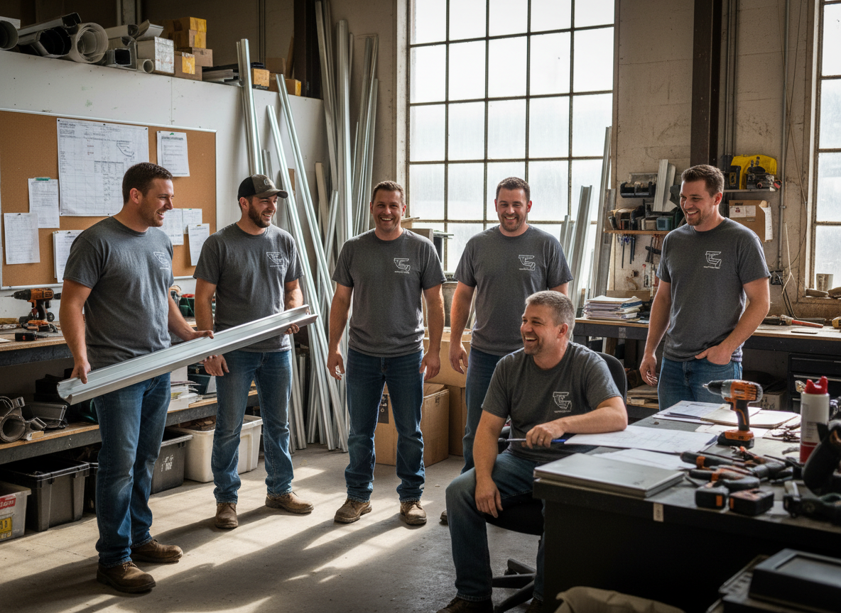Terre Haute Gutters Pros team