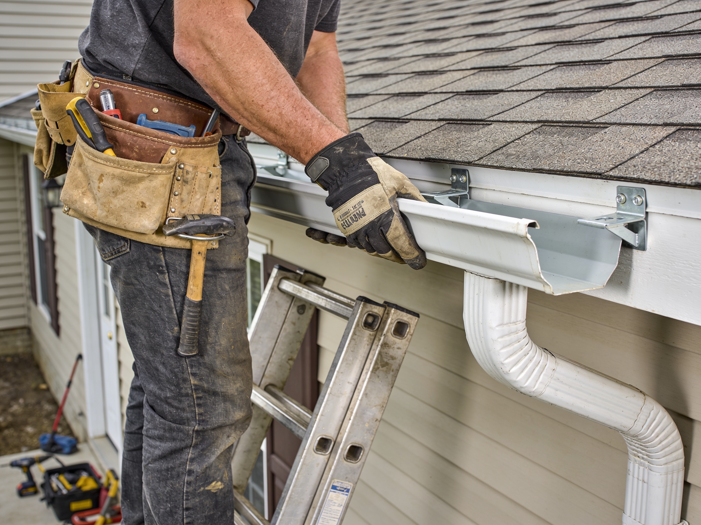 6-Inch Gutter Installation in Terre Haute, IN