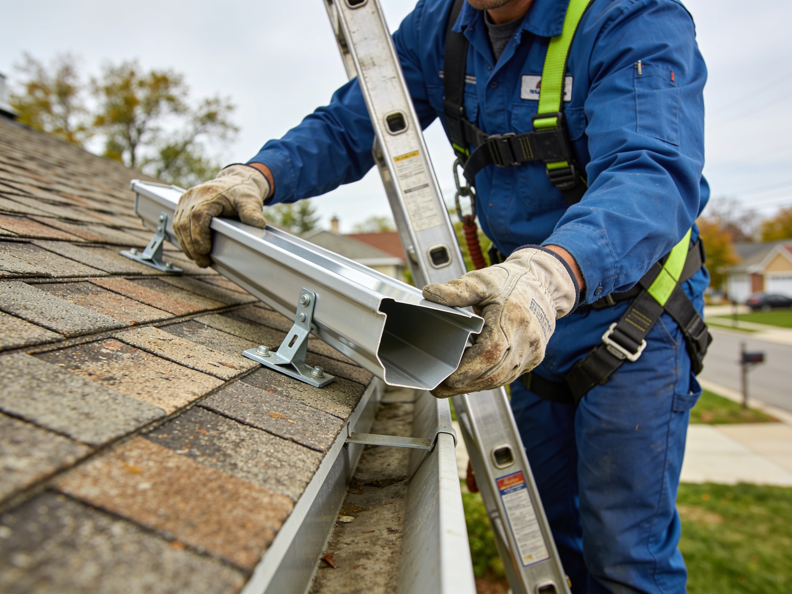 Aluminum Gutter Installation in Terre Haute, IN