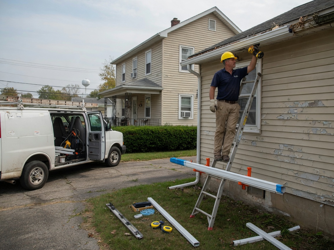 Gutter Installation in Ohio Boulevard