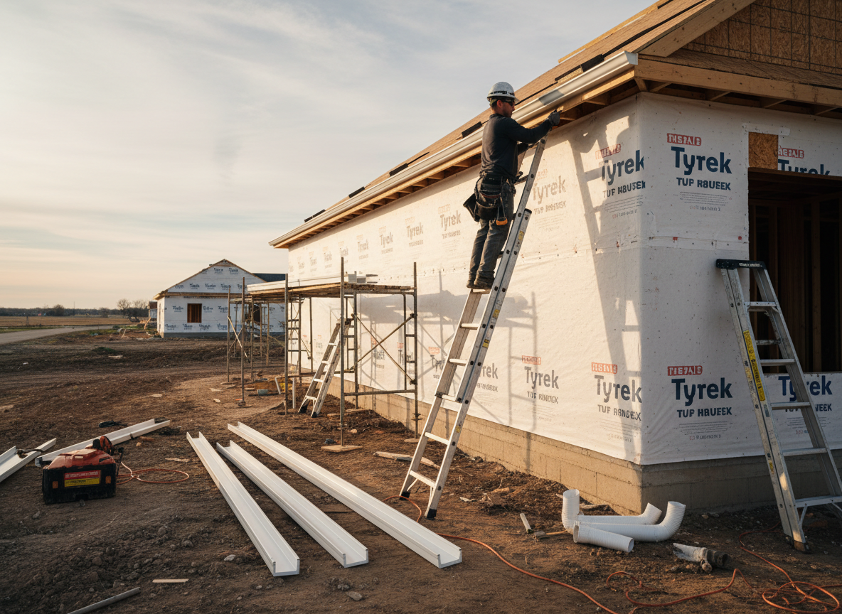 New Construction Gutter Installation in Terre Haute, IN